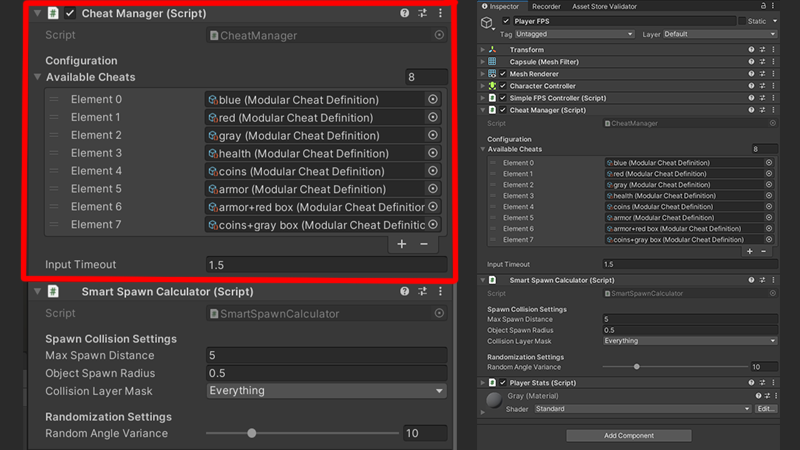 Image of CheatManager Inspector